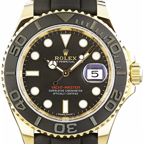 Buy AAA Gold Rolex Yacht-Master 116655 Everose Oysterflex