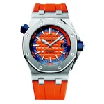 Audemars Piguet Royal Oak 15710ST Super Clone 42mm Orange Rubber