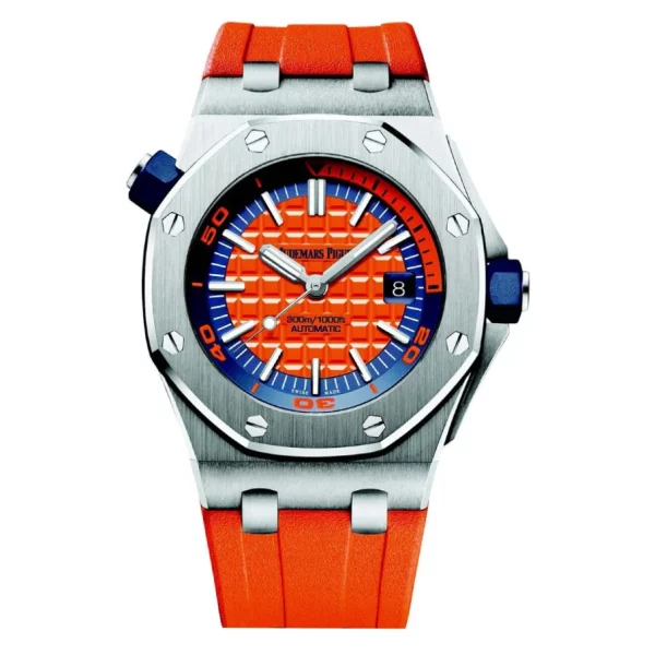 Audemars Piguet Royal Oak 15710ST Super Clone 42mm Orange Rubber