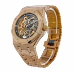 Audemars Piguet Royal Oak 26518OR 41mm Pink Gold Skeleton Tourbillon Super Clone - Image 3
