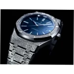 Audemars Piguet Royal Oak 33mm Frosted Blue Super Clone Watch - Image 4