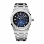 Audemars Piguet Royal Oak 15202IP 41mm Blue Dial Super Clone Watch