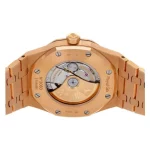 Audemars Piguet Royal Oak 15400OR 41mm Rose Gold Black Dial Super Clone - Image 4