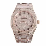 Audemars Piguet Royal Oak AP160SF296 42mm Iced Out Rose Gold Super Clone