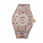 Audemars Piguet Royal Oak AP160SF296 42mm Iced Out Rose Gold Super Clone - Image 3