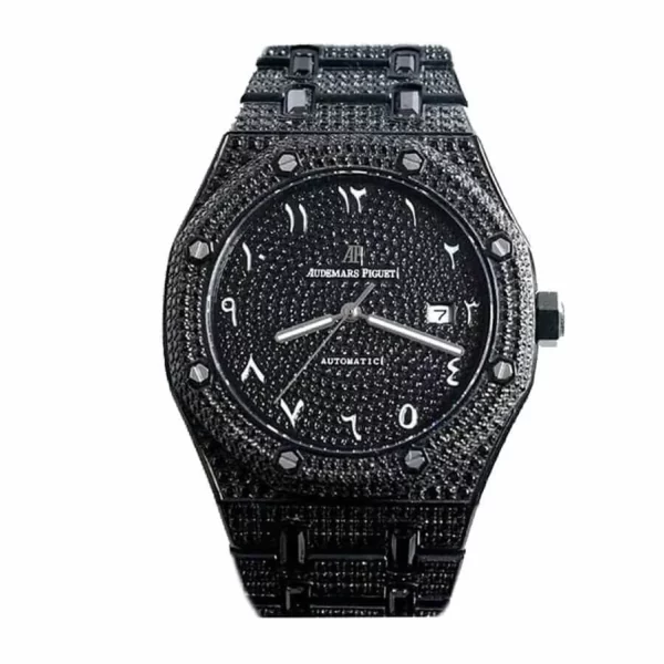 Audemars Piguet Royal Oak 42mm Black Diamond Arabic Dial Super Clone