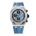 Audemars Piguet Royal Oak Offshore 44mm Blue Dial Super Clone Watch