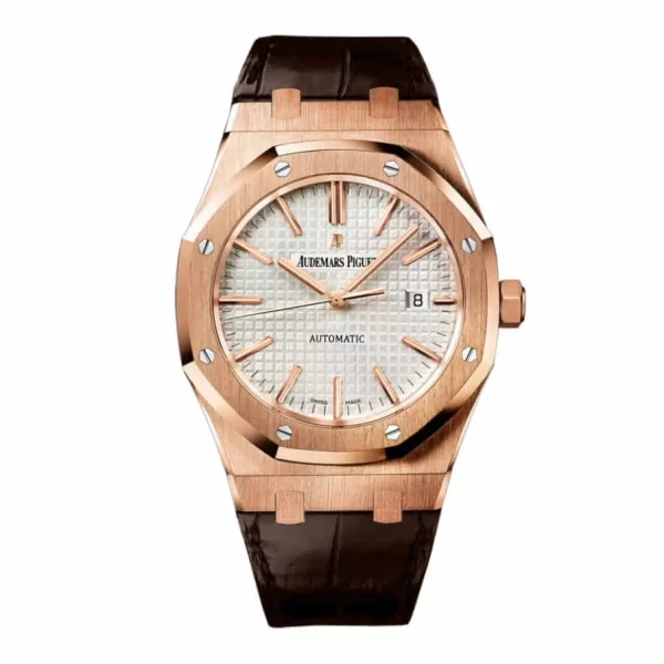 Audemars Piguet Royal Oak 15500OR Rose Gold Black Dial 41mm Super Clone