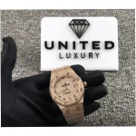 Audemars Piguet Royal Oak AP160SF296 42mm Iced Out Rose Gold Super Clone - Image 7