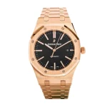 Audemars Piguet Royal Oak 15400OR 41mm Rose Gold Black Dial Super Clone