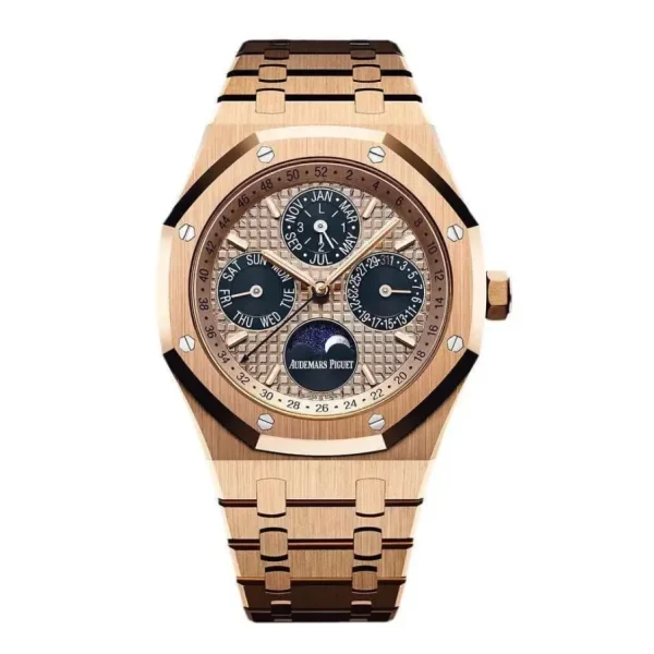 Audemars Piguet Royal Oak 26574BA 44mm Rose Gold Perpetual Calendar Super Clone