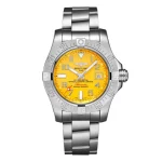 Breitling Avenger II Seawolf A17331 Yellow Dial 45mm Super Clone