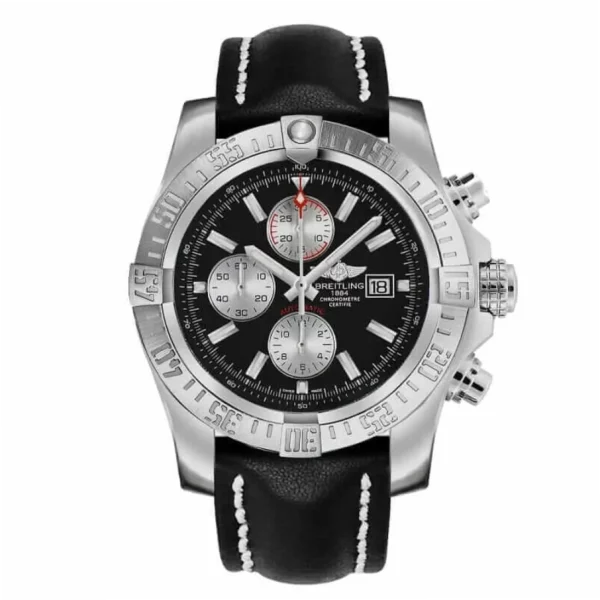 Breitling Super Avenger II A13371 Black Dial 48mm 1:1 Super Clone