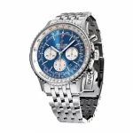 Breitling Navitimer B01 46mm Blue Dial Super Clone Watch - Image 3