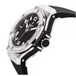 Hublot Big Bang 38mm Steel Diamond Bezel Black Rubber 361.SX.1270.RX.1104 Super Clone - Image 4