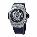 Hublot Big Bang 38mm Steel Diamond Bezel Super Clone Watch - Image 3