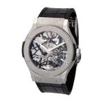 Hublot Classic Fusion 45mm Skeleton Dial Super Clone Watch - Image 3