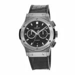 Hublot Classic Fusion 44mm Black Leather Chronograph Super Clone - Image 3
