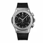 Hublot Classic Fusion 44mm Black Leather Chronograph Super Clone