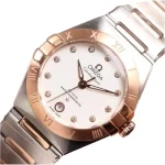 Omega Constellation 29mm Steel Rose Gold Replica Super Clone Watch - Image 3