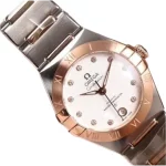 Omega Constellation 29mm Steel Rose Gold Replica Super Clone Watch - Image 4