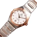 Omega Constellation 29mm Steel Rose Gold Replica Super Clone Watch - Image 5