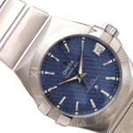 Omega Constellation 40mm Blue Dial 8938 Super Clone Steel Watch - Image 4