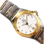 Omega Constellation 29mm White Dial Super Clone Watch - Image 4