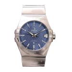 Omega Constellation 40mm Blue Dial 8938 Super Clone Steel Watch