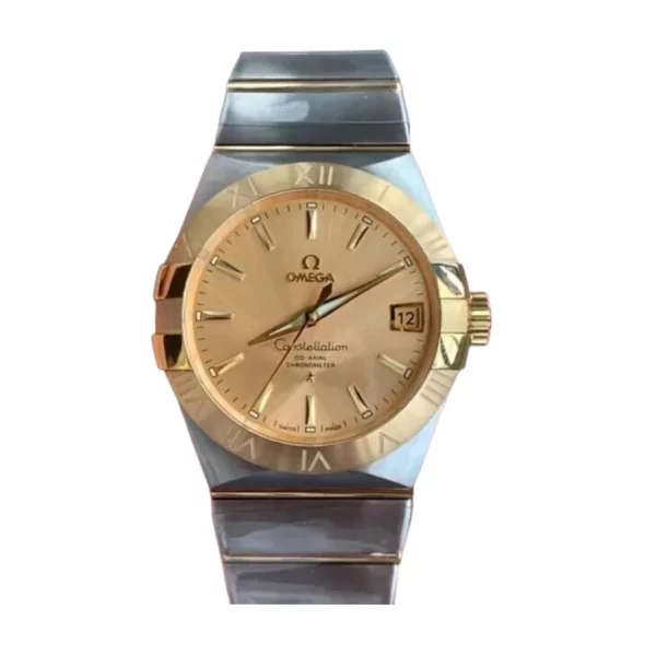 Omega Constellation 40mm Gold Dial Super Clone Watch 123.20.38.21.08.001