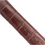 Omega De Ville 40mm Gold Steel Silver Dial Brown Leather Strap Super Clone - Image 7