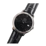 Omega De Ville 40mm Black Dial 904L Steel Super Clone Watch - Image 5