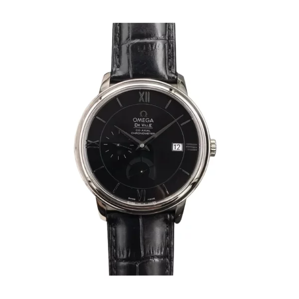 Omega De Ville 40mm Black Dial 904L Steel Super Clone Watch