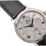 Omega De Ville 40mm Silver Dial 904L Steel Super Clone Watch - Image 4