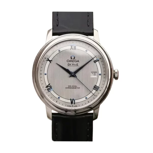 Omega De Ville 40mm Silver Dial 904L Steel Super Clone Watch