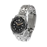 Omega Seamaster 300M 42mm Super Clone Black Dial Steel Watch - Image 3