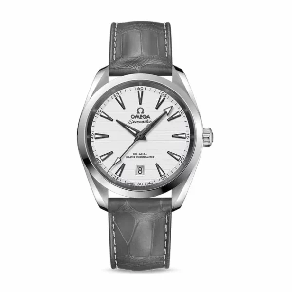 Omega Aqua Terra 38mm Super Clone 8800 Grey Leather Watch