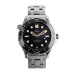 Omega Seamaster 300M 42mm Super Clone Black Dial Steel Watch