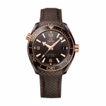 Omega Seamaster Planet Ocean 39.5mm Ceramic Sedna Gold Super Clone