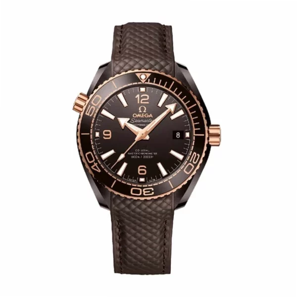 Omega Seamaster Planet Ocean 39.5mm Ceramic Sedna Gold Super Clone