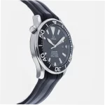 Omega Seamaster 2254 41mm Super Clone Watch Black Dial Rubber - Image 3