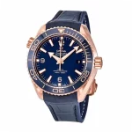 Omega Seamaster Planet Ocean 43.5mm Blue Dial Super Clone Watch - Image 3