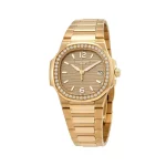 Patek Philippe Nautilus 7010/1R-012 32mm Rose Gold Super Clone Watch - Image 3