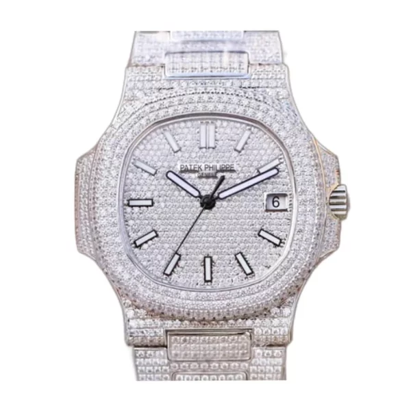 Patek Philippe Nautilus 5719/10G Iced Out 1:1 Super Clone Watch