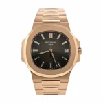 Patek Philippe Nautilus 5711/1R Rose Gold Black Dial Super Clone Watch