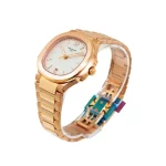 Patek Philippe Nautilus 7118/1R 35.2mm Rose Gold Super Clone Watch - Image 3