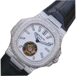 Patek Philippe Nautilus 5711 Tourbillon 40mm White Dial Super Clone - Image 4