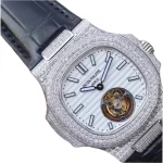 Patek Philippe Nautilus 5711 Tourbillon 40mm White Dial Super Clone - Image 3