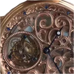 Patek Philippe Tourbillon 40mm Rose Gold Sapphire Super Clone Watch - Image 5