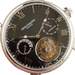 Patek Philippe Tourbillon Moonphase 40mm Black Dial 1:1 Super Clone - Image 4